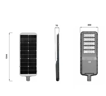 AURORA 320 Led solar street light AURORA 320 Led solar street light
